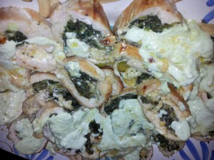 Rollè di tacchino con spinaci