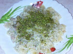 Farfalle al pistacchio