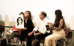 61st Taormina Film Fest, June 19th 2015, Palacongressi, Sala A. Campus with Susan Sarandon. ©2015 Luca Libertino