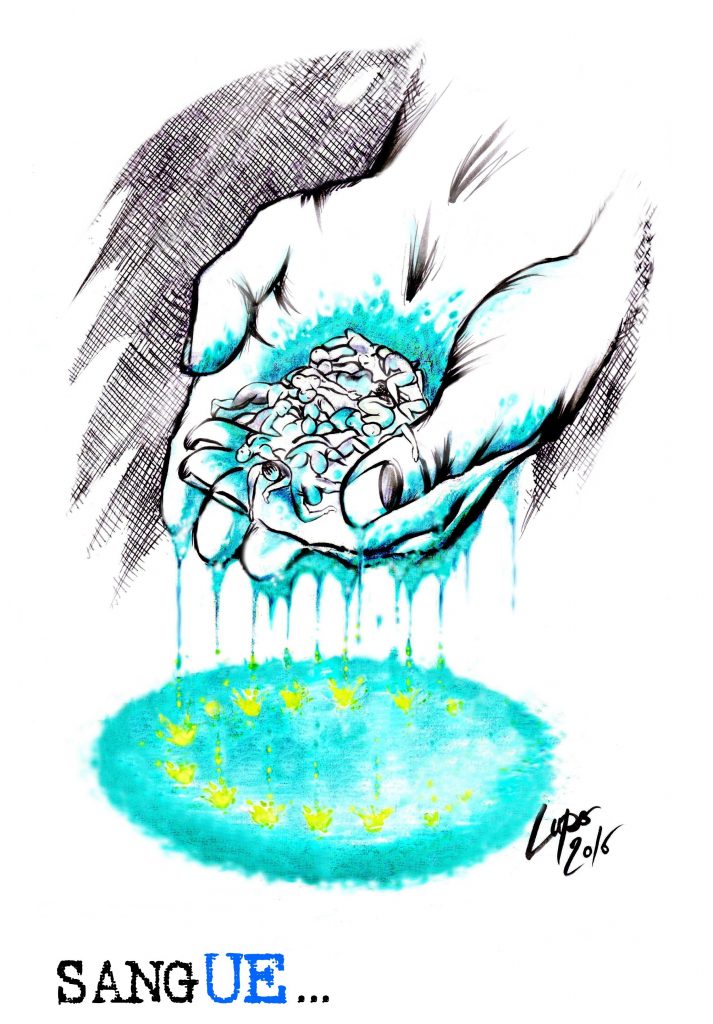 VIGNETTA IMMIGRAZIONE SANGUE